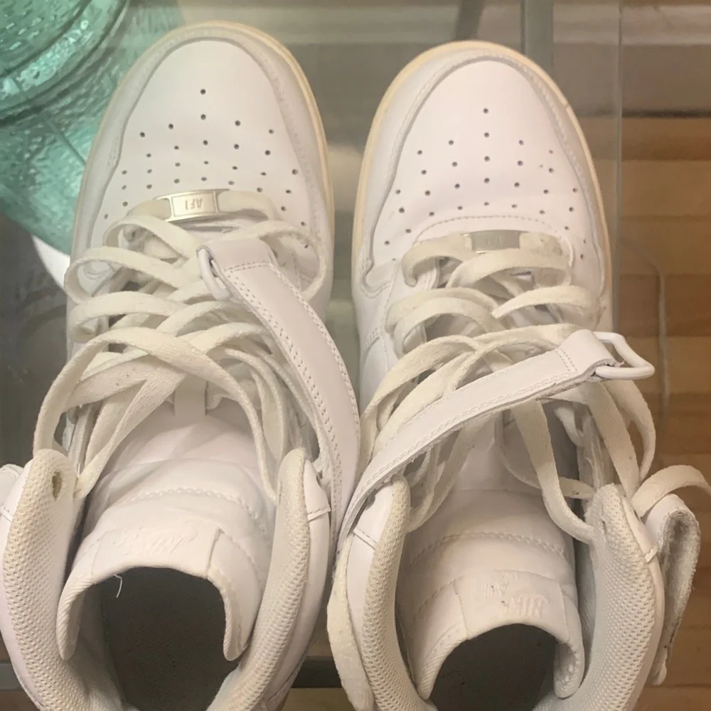 NIKE MENS AIR FORCE 1 Mid '07 White Sz.11 - Picture 2 of 7